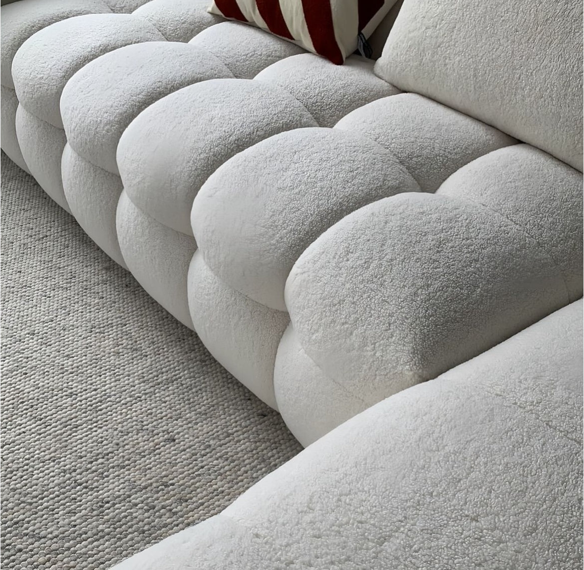 Cloud Boucle L-shaped Couch