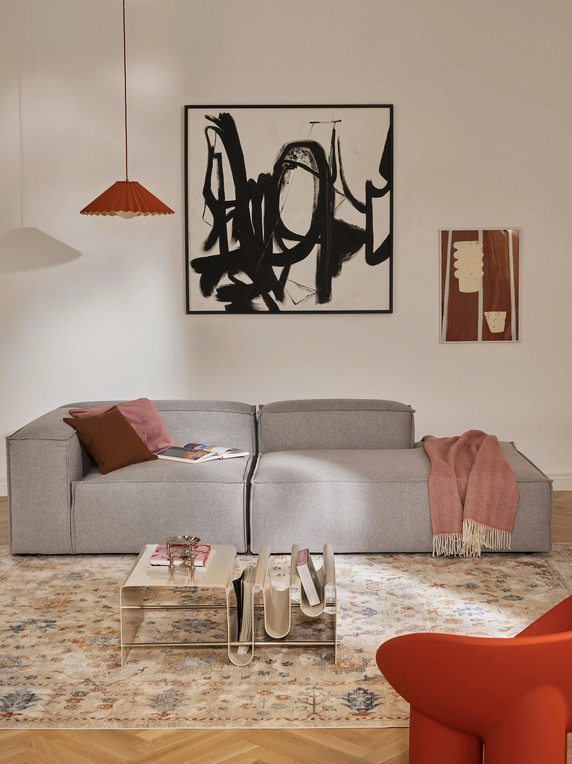 Kingston Contemporary 3-Seater Daybed Sleeper Modular Couch