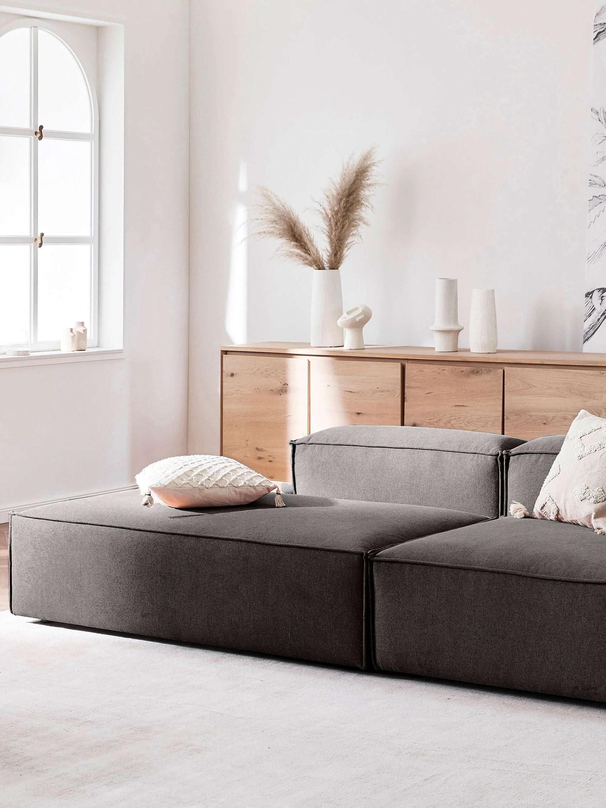 Kingston Contemporary 3-Seater Daybed Sleeper Modular Couch